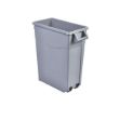 Picture of Grey Slim Recycling Bin 65L, Optional lid colours to suit many needs.