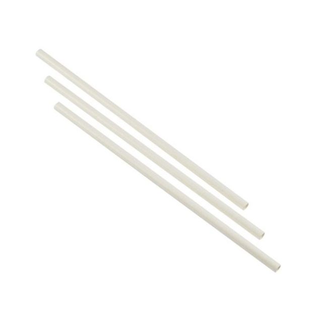 Picture of Paper Straws White 14cm (500pcs) Clearance