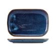 Picture of Terra Porc Aqua Blue Rect Plate 24 x 16.5cm