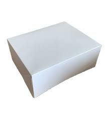 Picture of Cake Box White, no window  12"x12"x4"  (100/case) Last case, Clearance