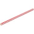 Picture of Paper Chequered Red Straw 8" (20cm) Box of 250