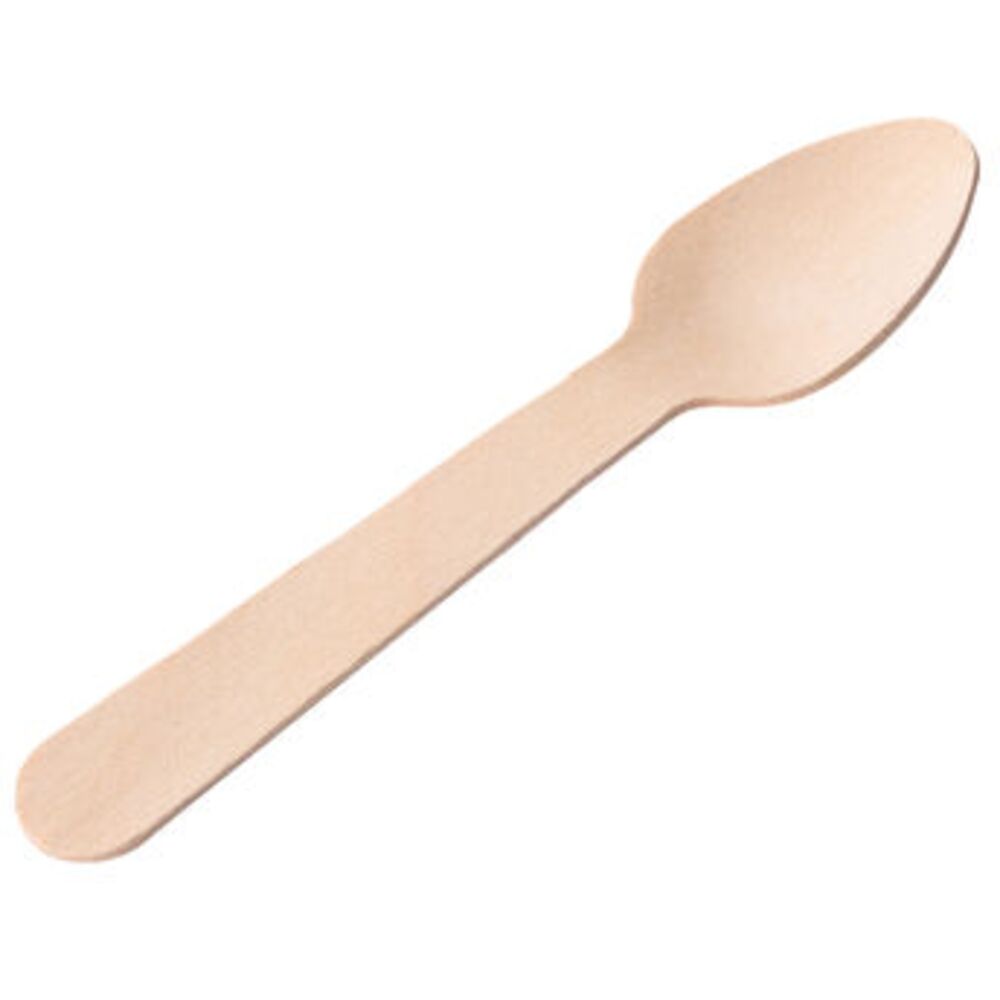 Picture of Birch Wood Teaspoon 4.25" (11cm) Clearance (1000) 