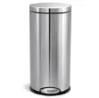 Picture of SimpleHuman 55L S/St Round Bin Swing Top Lid