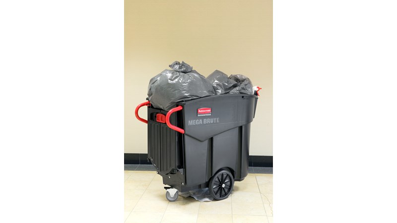 Picture of Rubbermaid Mega Brute Mobile Waste Collector, Linen Truck, Stock mover.