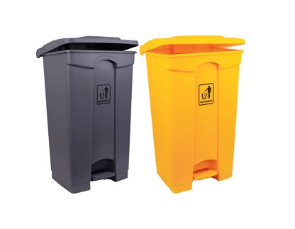Picture of Bin Pedal Polypropylene 87L GREY