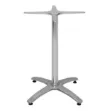 Picture of Bolero Aluminium Four Leg Table Base 680(H)x 650(W)mm. Standard height