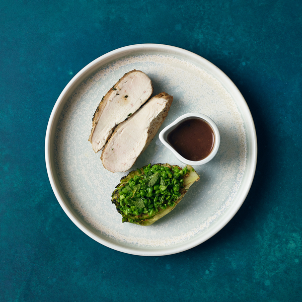 Picture of Terra Porcelain Pearl Presentation Plate 20.5cm 20.5 x 2.9cm (Dia x H)