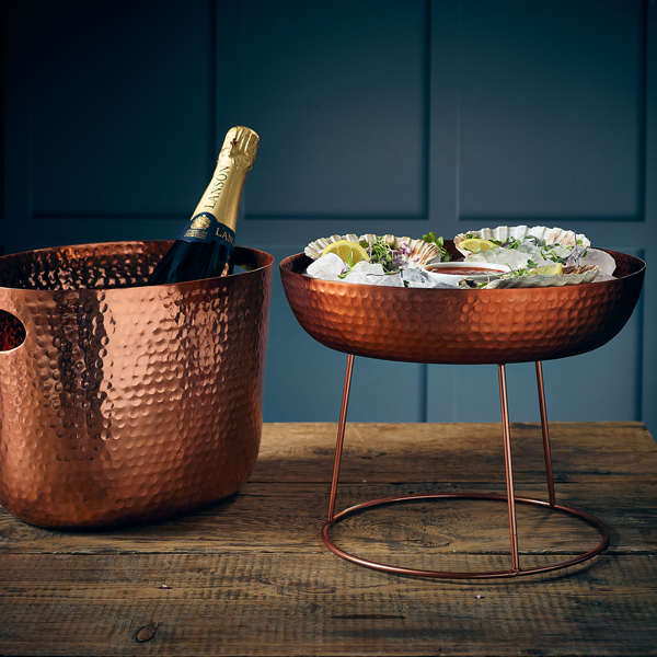 Picture of GenWare Copper Hammered Aluminium Platter 31cm