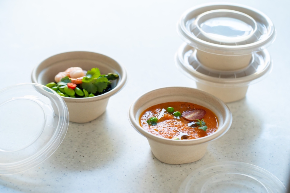 Picture of Round LID to fit 8-16oz Bepulp Bagasse Bowls. 1000/case CLEARANCE