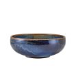 Picture of Terra Porcelain Aqua Blue Belly Bowl 20cm 20 x 7.5cm (Dia x H) - 140cl/49oz