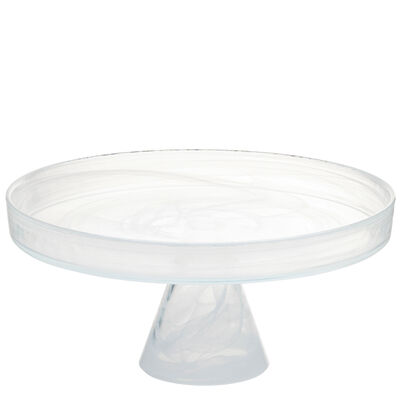 Picture of Asos White Footed Plate 11" (28cm) x 5.25"