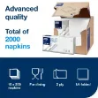 Picture of Tork White Lunch Napkin 4fold 2ply 2,000 pk