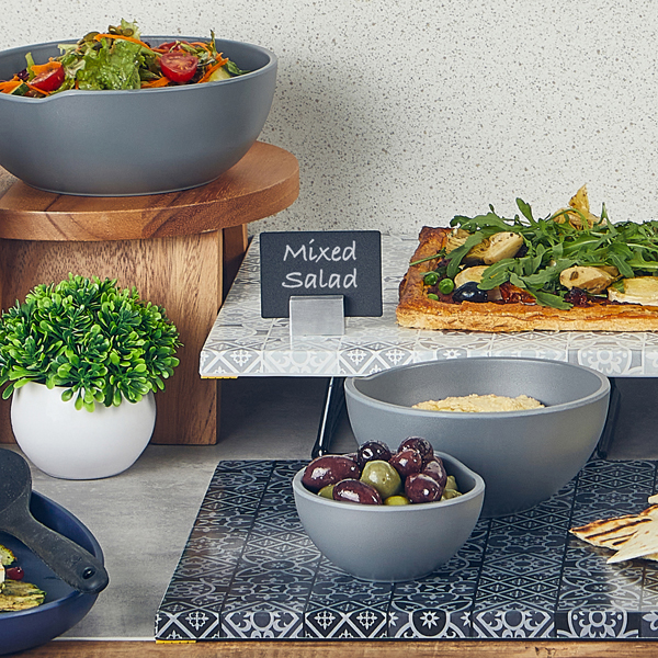 Picture of Black Marrakesh Melamine GN 1/1 Slab 53x32cm