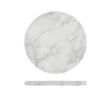 Picture of White Marble Agra Melamine Round Slab 28.5cm
