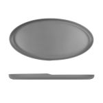 Picture of Grey Copenhagen Oval Melamine Dish 55 x 27.5cm 550 x 275 x 35mm (L x W x H)