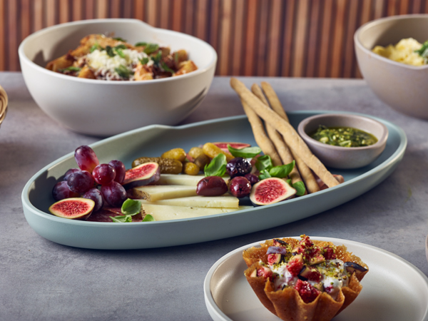 Picture of Jade Copenhagen Oval Melamine Dish 55 x 27.5cm 550 x 275 x 35mm (L x W x H)