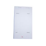 Picture of Two-Part Carbonless White Order Pad, Split case 1 pack only