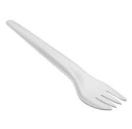 Picture of White High Densitiy Compostable Paper Forks (1000)