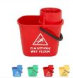 Picture of Economy 14L Heavy Duty Socket Mop Bucket  RED