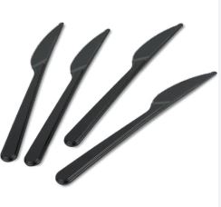 Picture of Black Plastic Knife Only (1000)  CLEARANCE