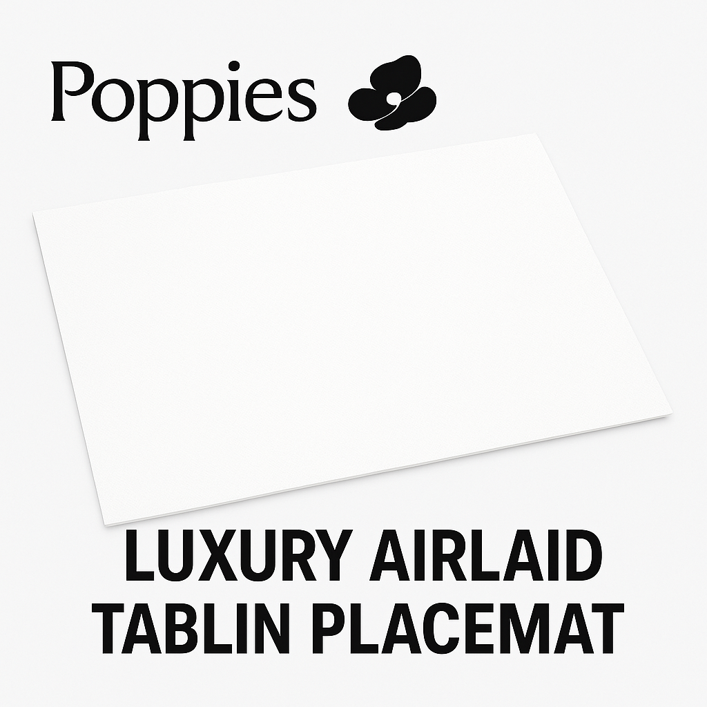 Picture of Poppies Luxury Airlaid Tablin Placemat 24x36