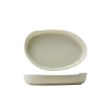 Picture of Kozo Porcelain Shiro Oval Plate 23cm 23.5 x 15.5 x 4.5cm (L x W x H)