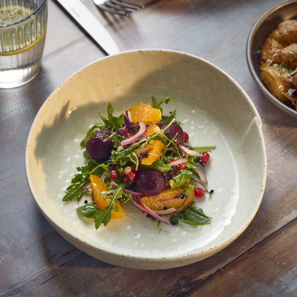 Picture of Kozo Porcelain Shiro Deep Plate 20cm 20 x 5.4cm (Dia x H) - 80cl/28.2oz